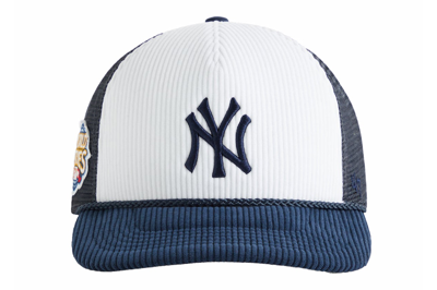 Pre-owned Kith New York Yankees Corduroy Trucker Hat Nocturnal