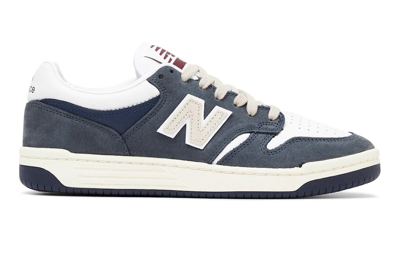 Pre-owned New Balance 480 Navy White In Navy/white