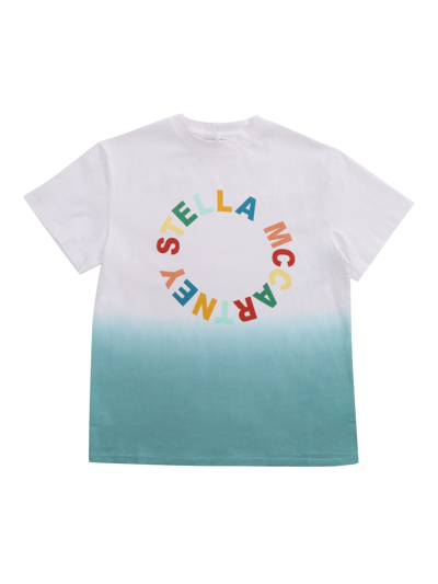 Stella Mccartney T-shirt Bicolor In Multi