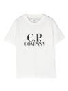 C.p. Company Logo-print Cotton T-shirt In White