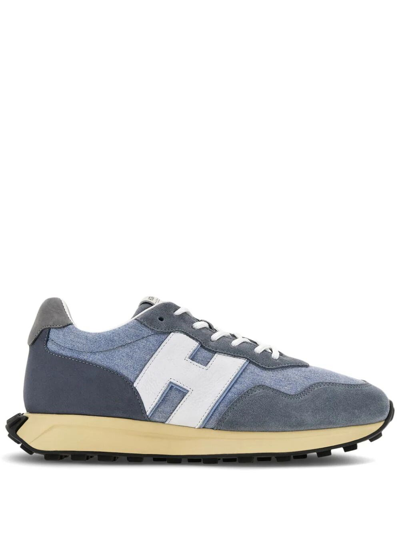 Hogan H601 Suede Sneakers In Blue