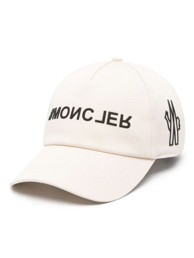 Moncler Baseball Cap In White