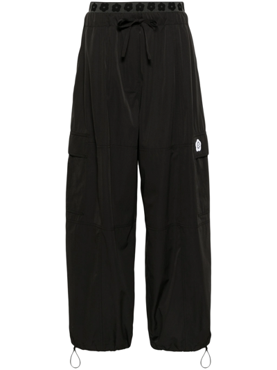 Kenzo Boke 2.0 Drawstring Cargo Trousers In Black
