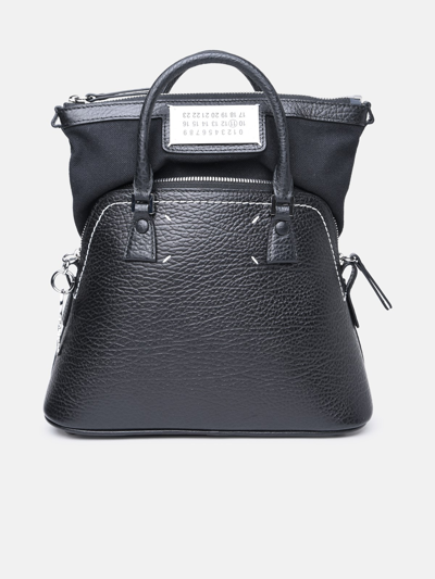 Maison Margiela Borsa 5sc Mini In Black