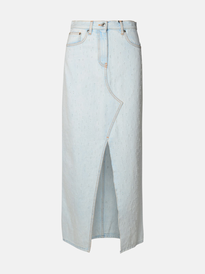 Msgm Gonna Jeans In Light Blue