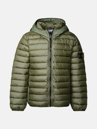 Stone Island Junior Piumino Capp. In Green