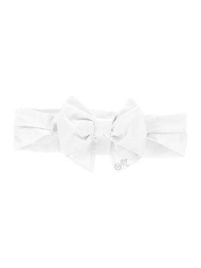 Monnalisa Hair Band With Bow In White