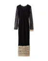By Malene Birger Fringed-details Maxi Dress In Black