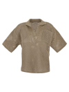 BRUNELLO CUCINELLI KNITTED POLO