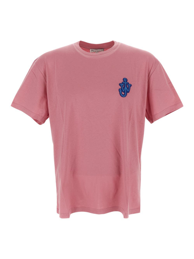 Jw Anderson Logo T-shirt In Pink