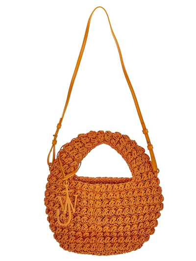 Jw Anderson Popcorn Basket Bag In Orange