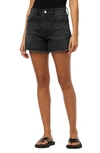 JOE'S THE JESSIE FRAYED HIGH WAIST RELAXED DENIM SHORTS