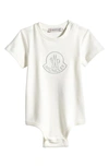 MONCLER TUTINA EMBROIDERED COTTON BODYSUIT