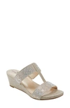Bandolino Iluvit Wedge Sandal In Gold