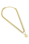 MADEWELL MADEWELL SET OF 2 TWISTED CHAIN & PENDANT NECKLACES