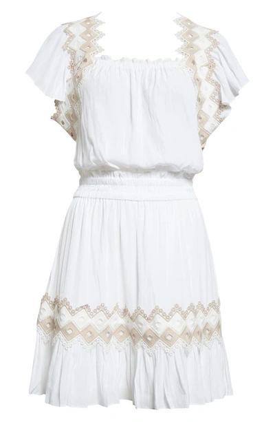 Ramy Brook Women's Bridget Embroidered Minidress In Ivory