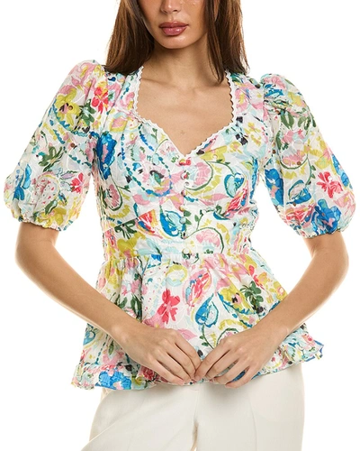 ELIE TAHARI THE MICHELLE BLOUSE