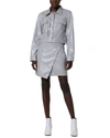 Hudson Lola Shrunken Trucker Jacket In Grey