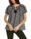 Elie Tahari The Juliana Silk Blouse In Black