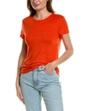 Frame Easy True Organic Linen T-shirt In Red