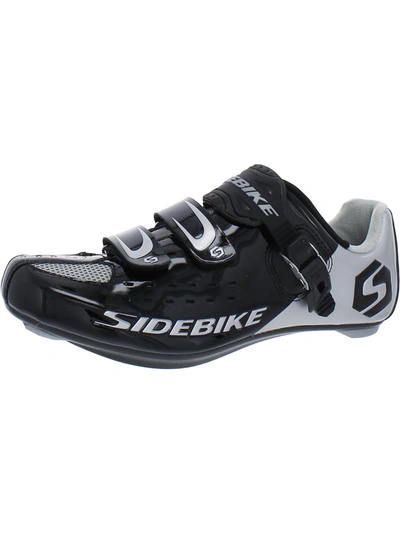 Sidebike Comp Rd Mens Patent Adjustable Cycling Shoes In Black