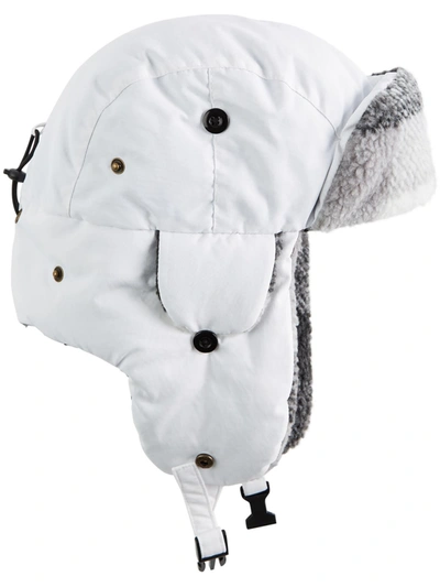Stetson Mens Faux Fur Cold Weather Trapper Hat In White