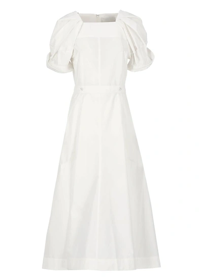 3.1 Phillip Lim Collapsed Bloom Dress In White