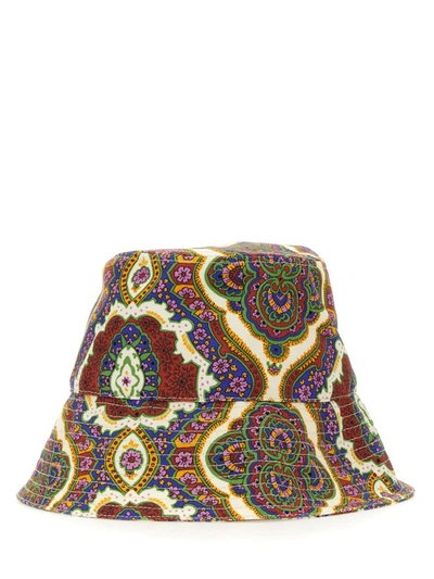 Etro Paisley Bucket Hat In Multicolour