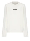 JIL SANDER JIL SANDER T-SHIRTS AND POLOS WHITE