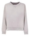 Maison Margiela Cotton Sweatshirt Men In Purple
