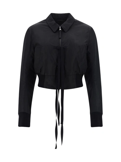 Mm6 Maison Margiela Black Patch Jacket