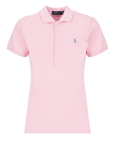 Ralph Lauren Julie Slim Polo Shirt In Pink