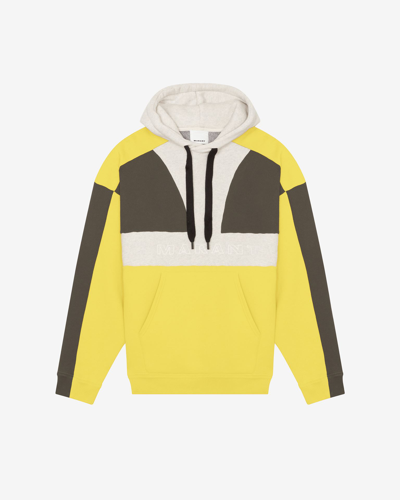 Isabel Marant Wasil Sweatshirt In Yellow