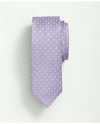 Brooks Brothers Silk Basketweave Dot Tie | Purple | Size Regular