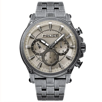 Pre-owned Police Silver Men Watch