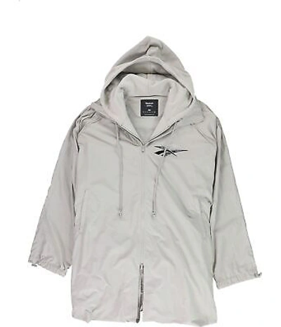 Pre-owned Reebok Mens R X Juun.j Windbreaker Jacket, Grey, X-small In Jjstealthgrey