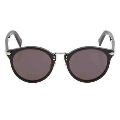 Pre-owned Dior Smoke Round Men's Sunglasses Blacksuit R4u 10a0 51 Blacksuit R4u In Gray