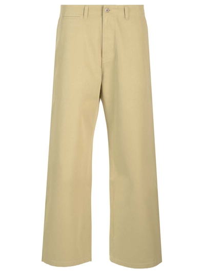 Burberry Straight-leg Pants In Neutrals