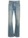 Amiri Distressed Straight-leg Jeans In Light Blue