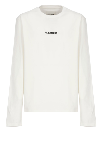 Jil Sander T-shirt With Logo In White