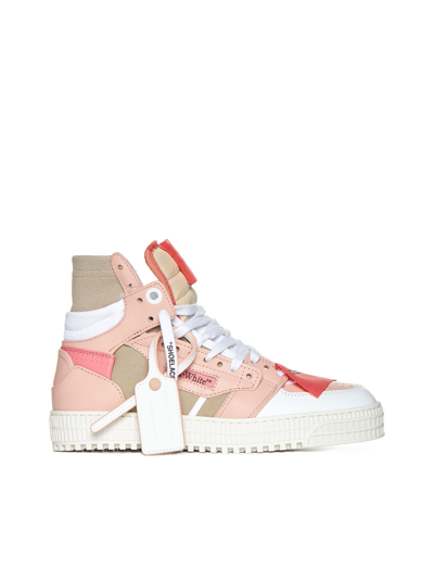 Off-white Sneakers In Pink White