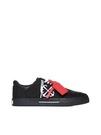 Off-white Sneakers In Black White