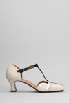 CHIE MIHARA VALAI 44 PUMPS IN BEIGE LEATHER