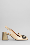 CHIE MIHARA SUZAN PUMPS IN BEIGE LEATHER