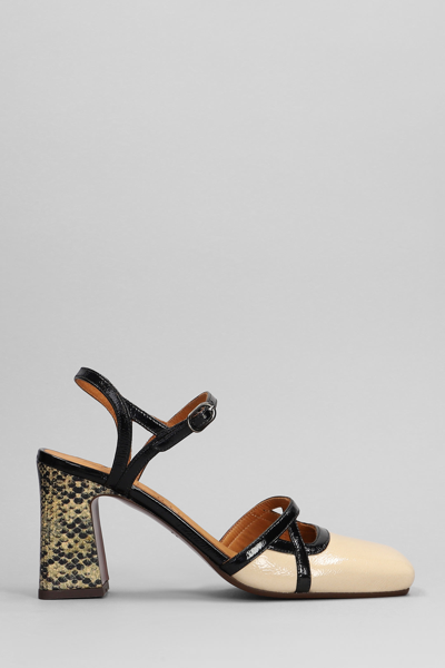 Chie Mihara Obico Pumps In Beige Leather