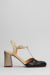 CHIE MIHARA OBAGA PUMPS IN BLACK LEATHER