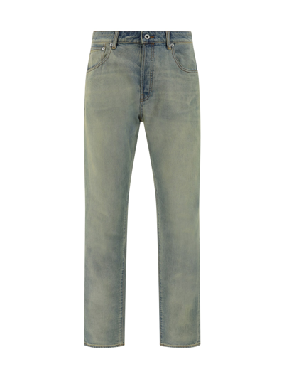 Kenzo Jeans In Stone Bl Dirty Blue Denim