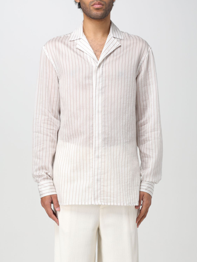 Giorgio Armani Shirt  Men In Cream