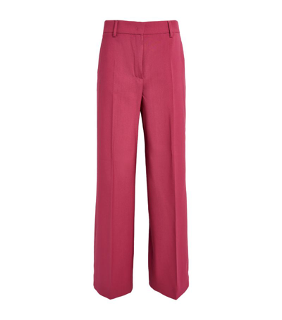 Weekend Max Mara Wool Visivo Trousers In Azalea