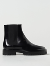 Maison Margiela Black Tabi County Combat High-top Boots In Black